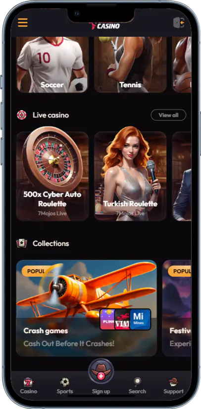 Live casino at Madcasino