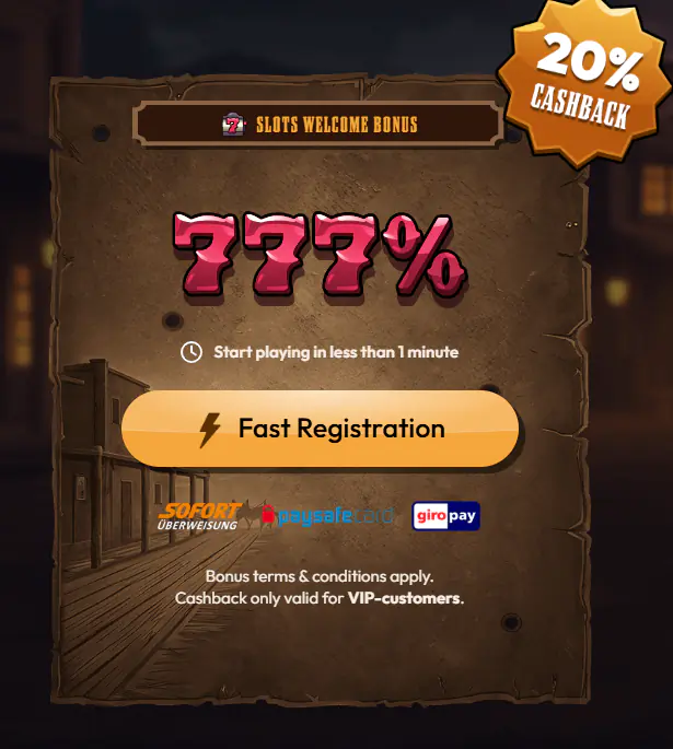 Bonuses when registering at Madcasino